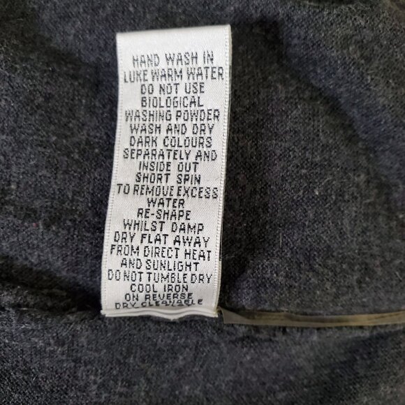 Boden Size 16R 16 Dress Light Knit Sweater Mock Wrap Midi Silk Cashmere Blend - Picture 6 of 12